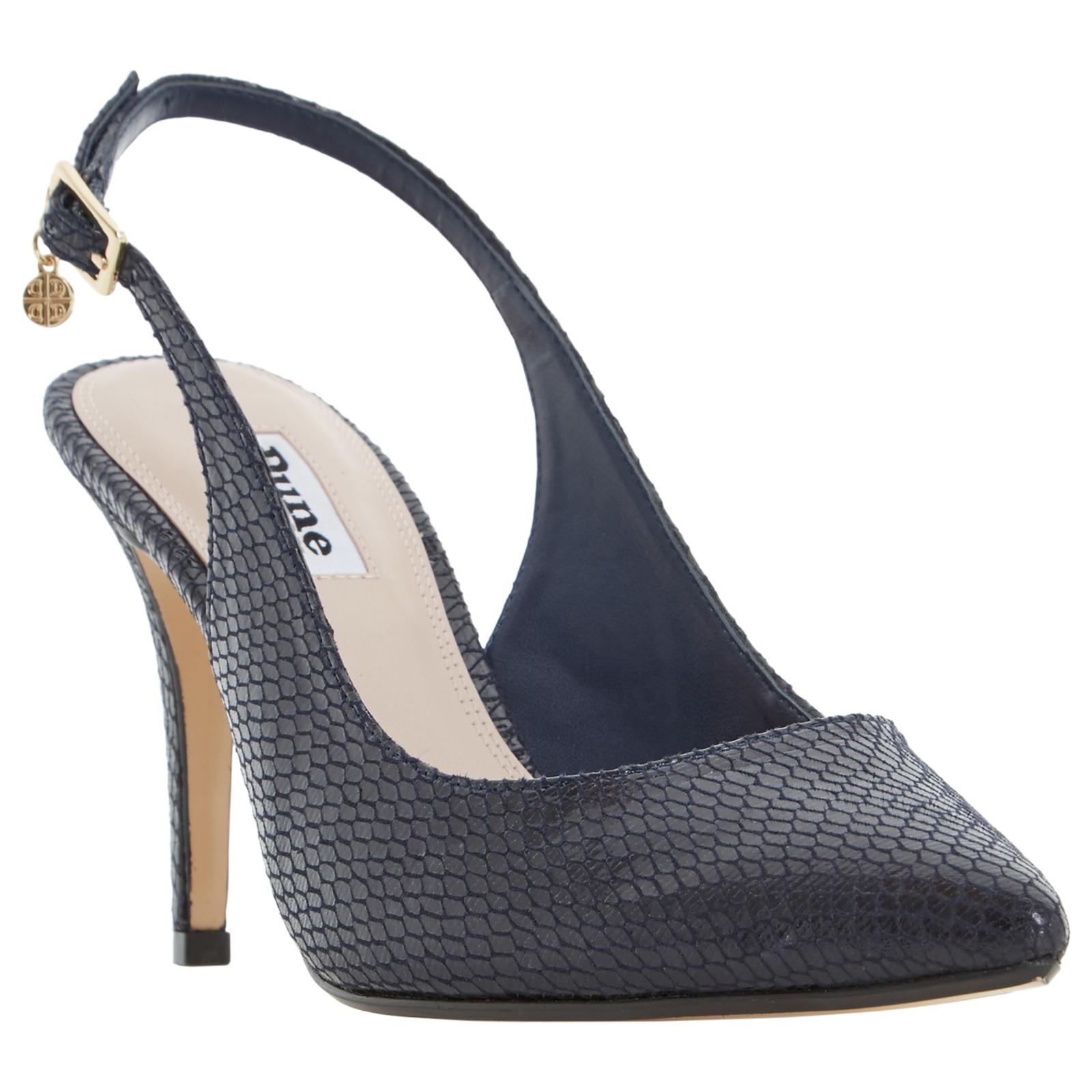dune sling back heels